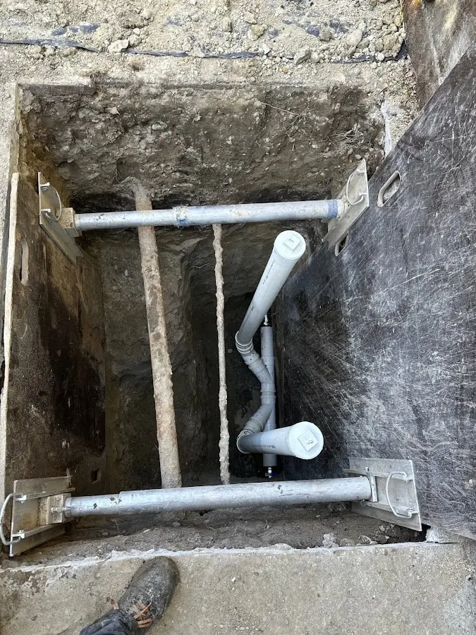 Experienced plumber completing Gas Line Repair work in West Bend